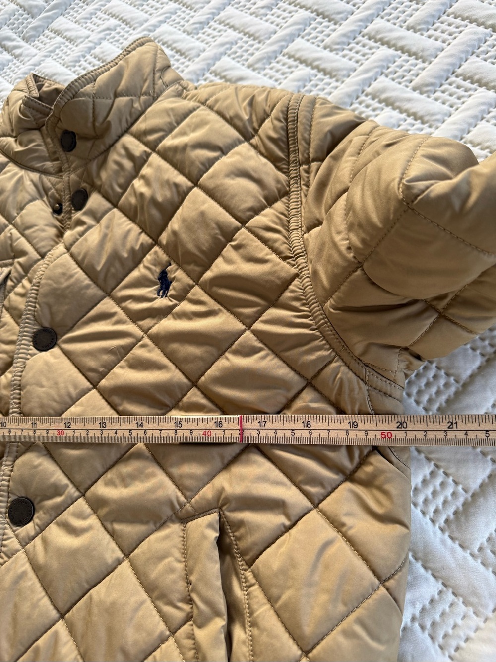 Ralph Lauren Quilted Jacket in Tan - Picture 9 of 12